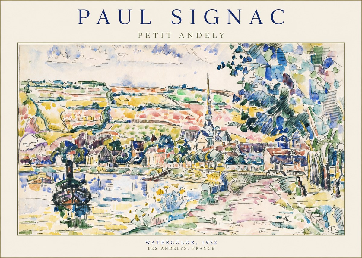 Signac Petit Andely No2 - Plakát