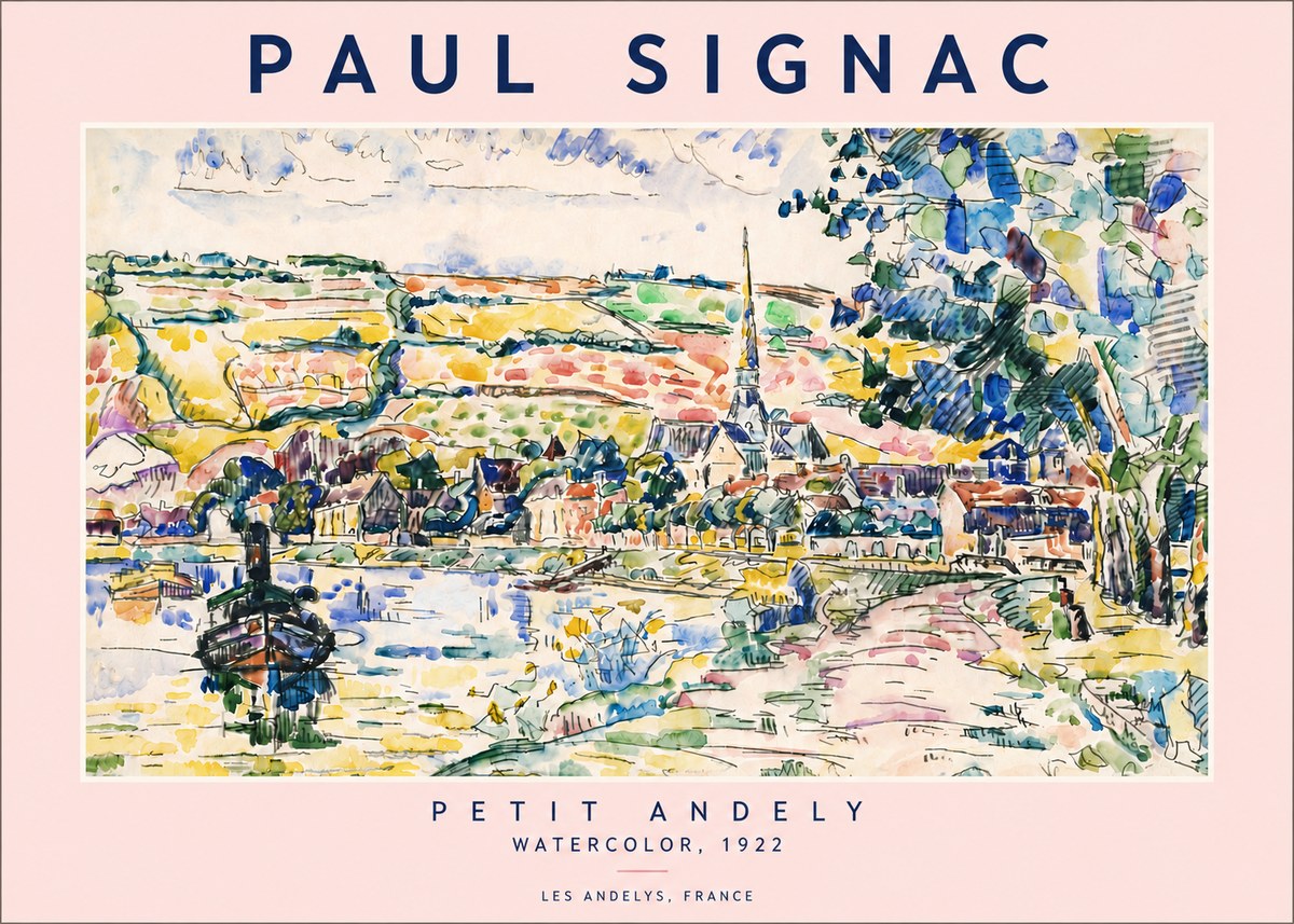 Signac Petit Andely No6 - Plakát