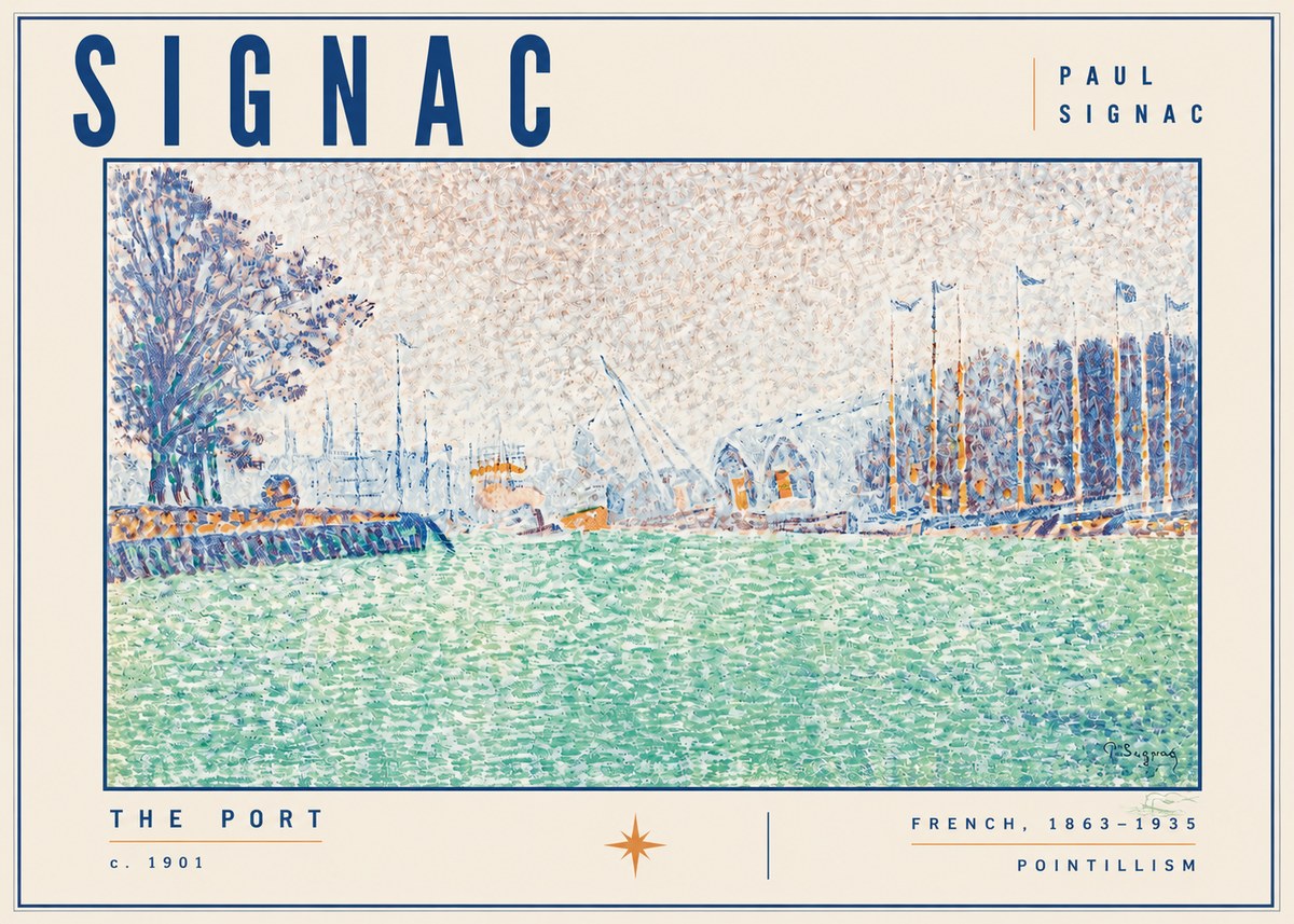 Signac The Port II No3 - Plakát