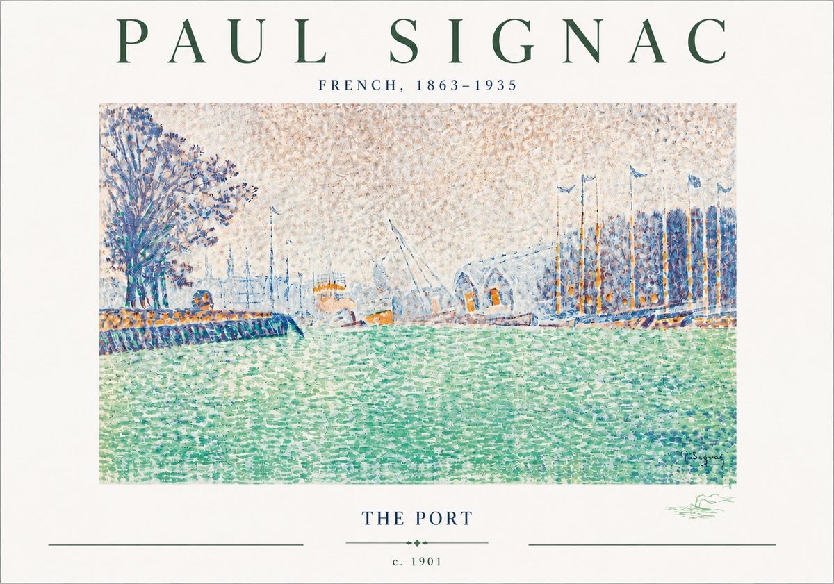 Signac The Port II No4 - Plakát