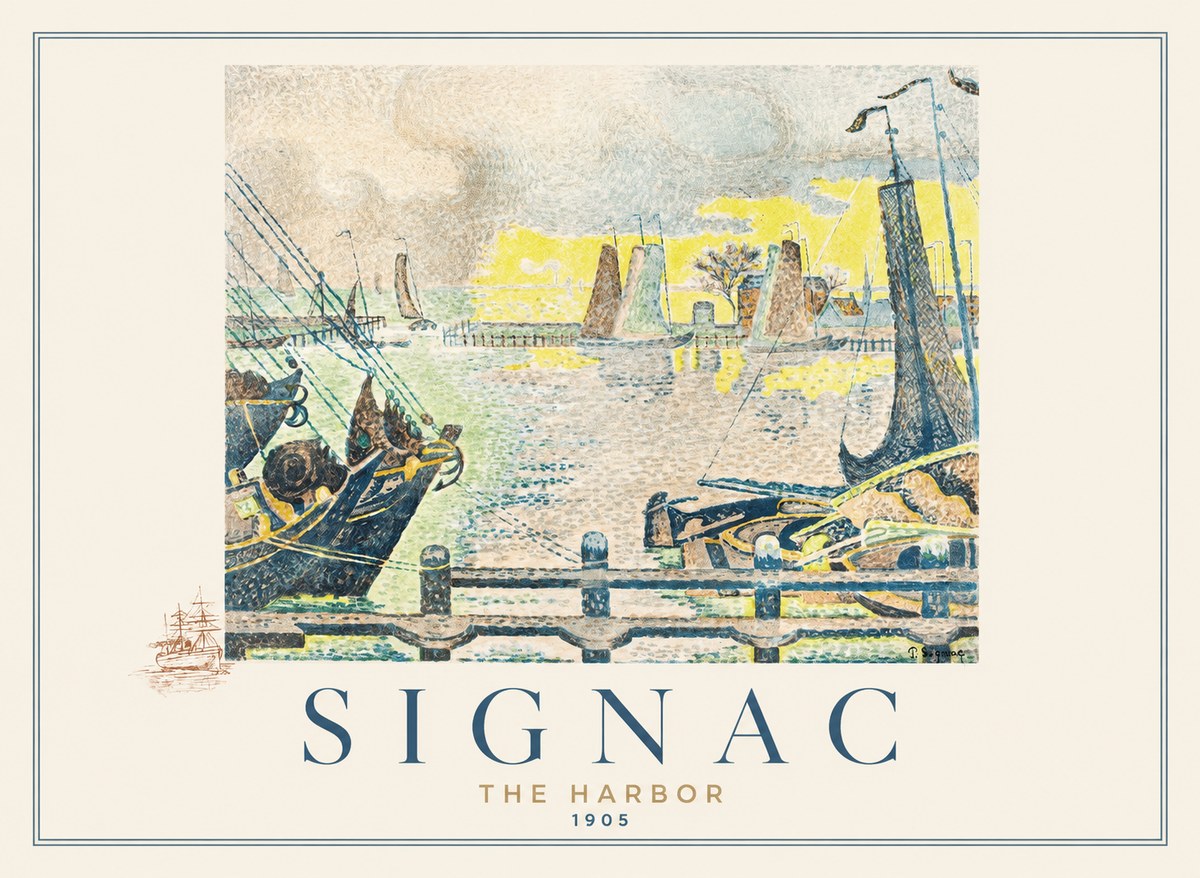 Signac The Harbor III No1 - Plakát