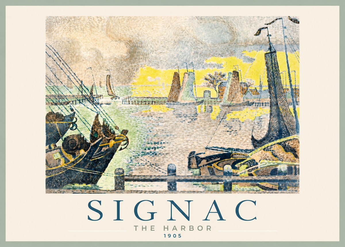 Signac The Harbor III No2 - Plakát
