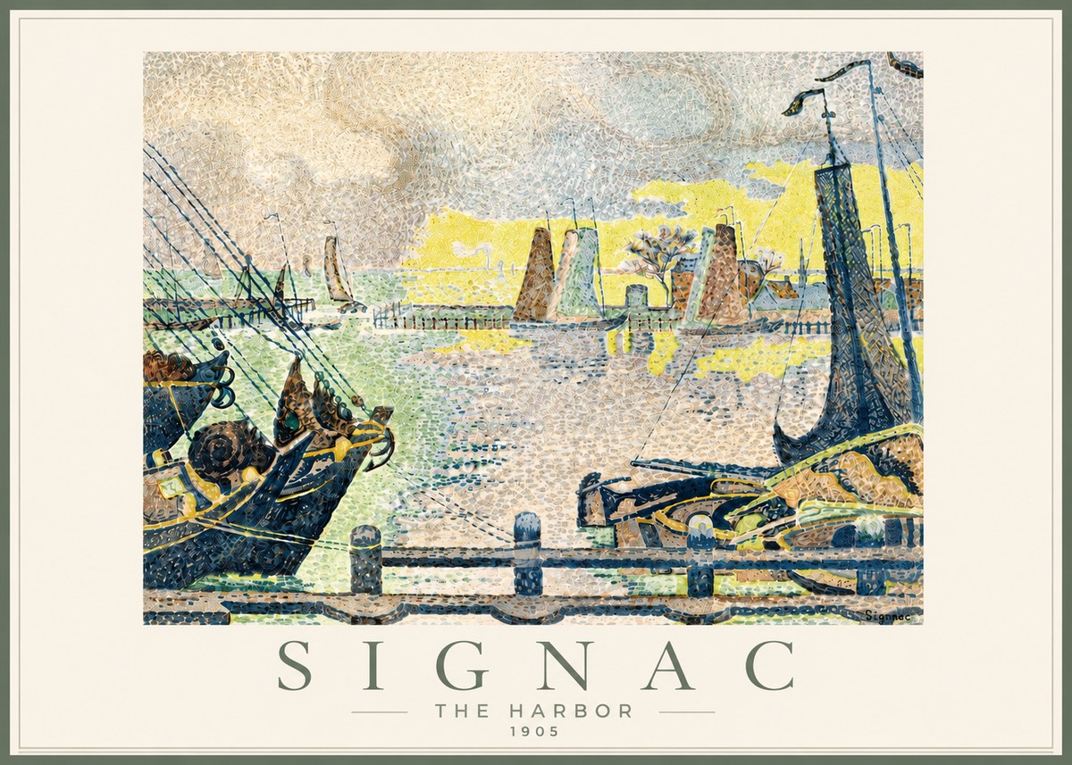 Signac The Harbor III No4 - Plakát