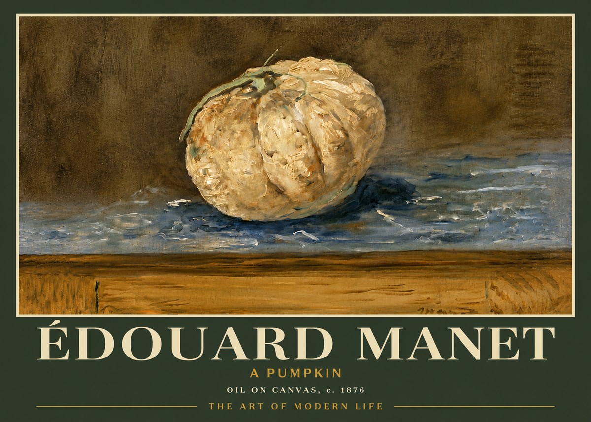 Édouard Manet A Pumpkin No5 - Plakát