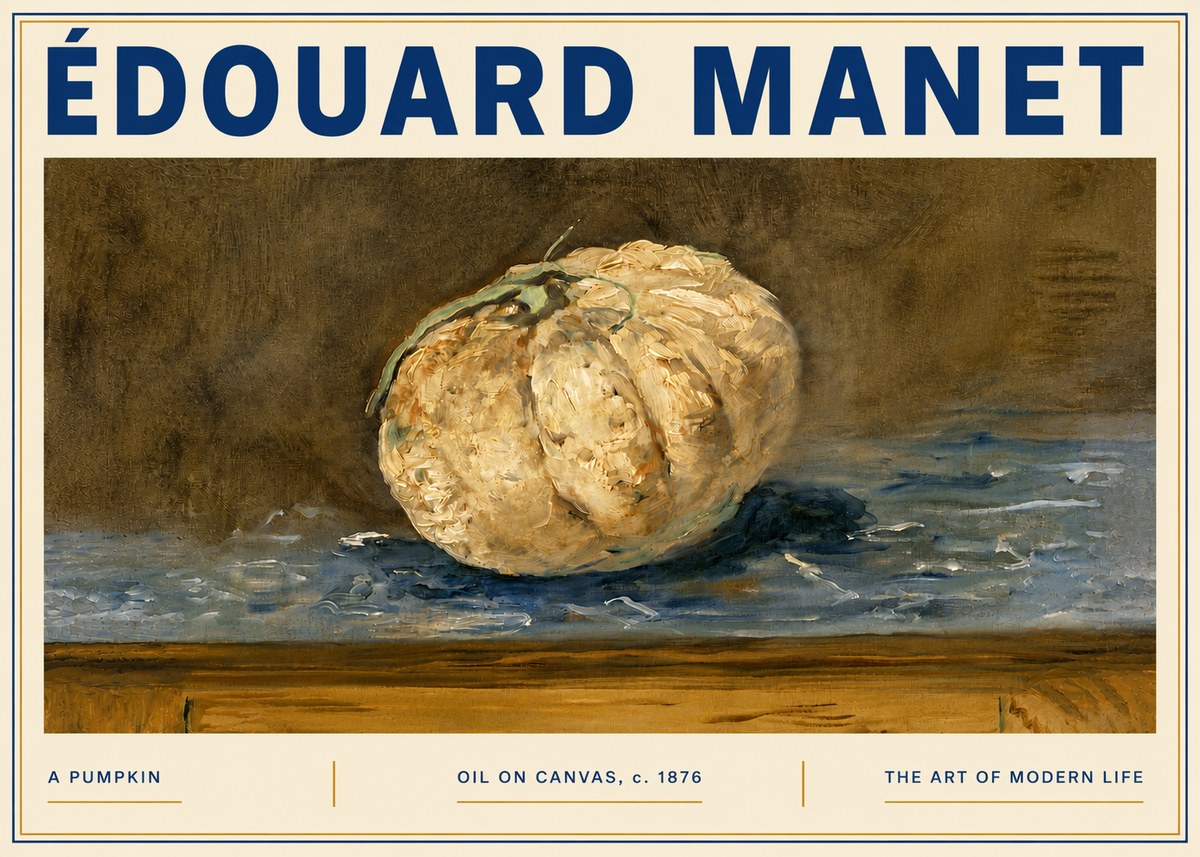 Édouard Manet A Pumpkin No6 - Plakát