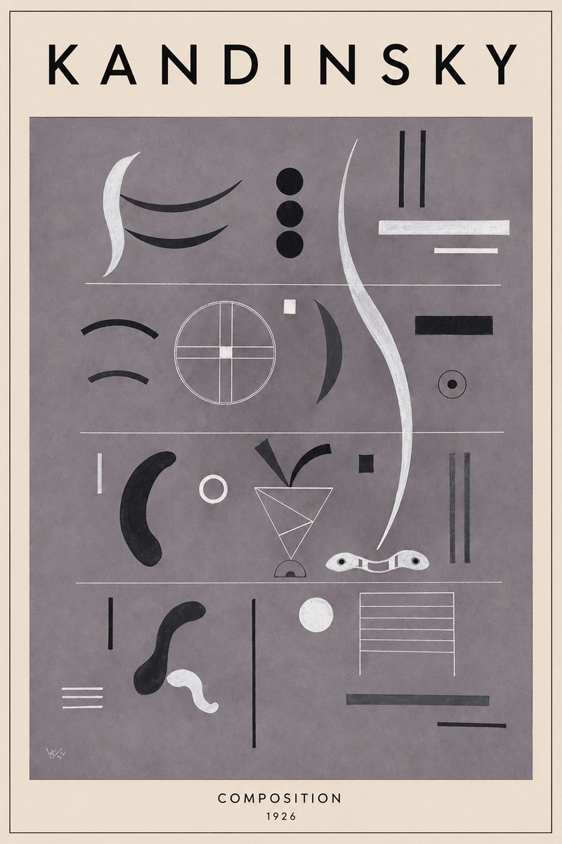 Kandinsky Composition I No2 - Plakát