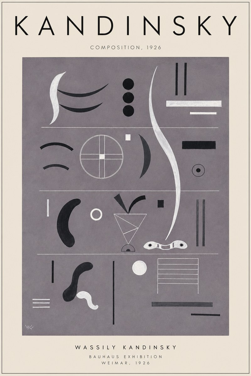 Kandinsky Composition I No3 - Plakát