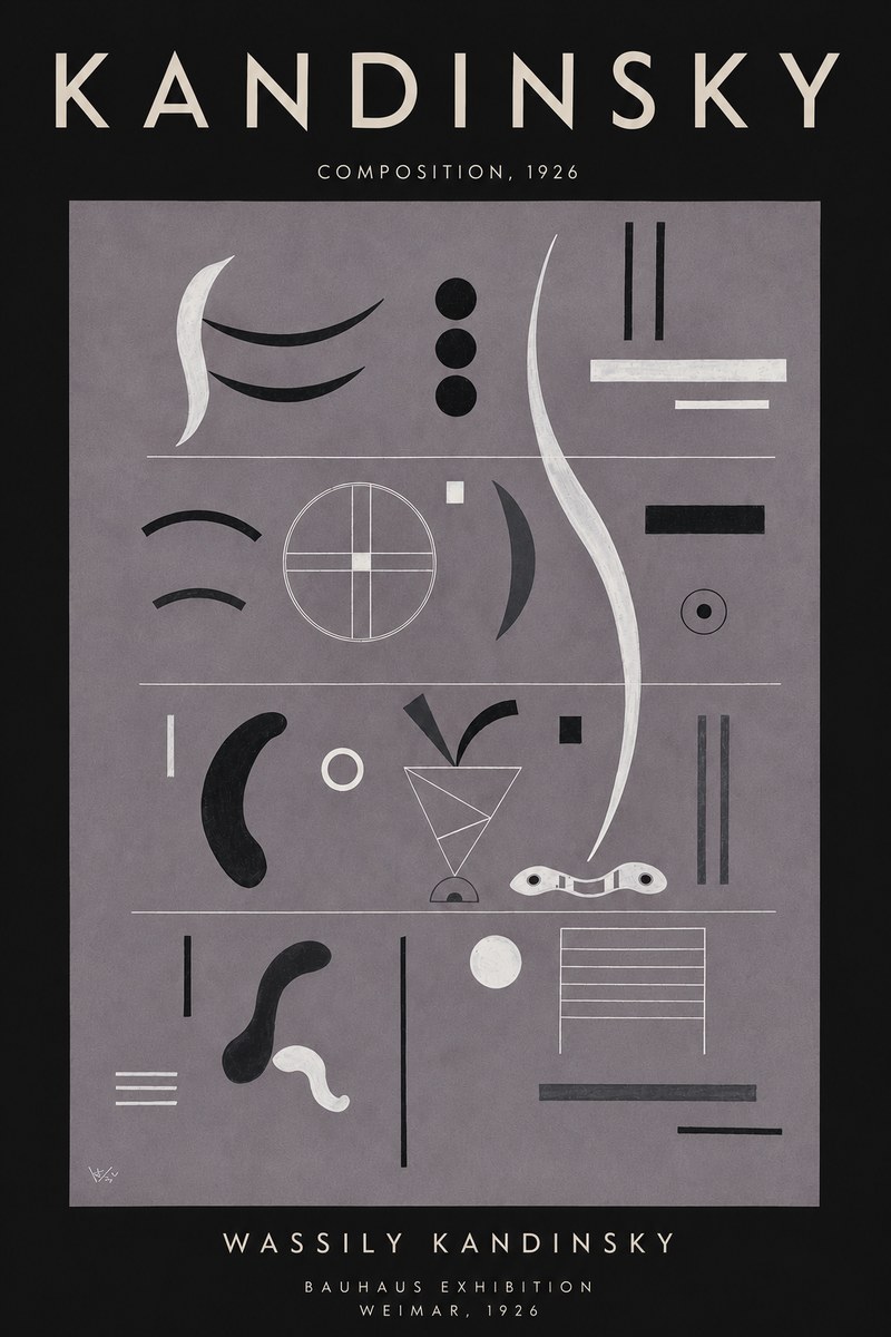 Kandinsky Composition I No4 - Plakát