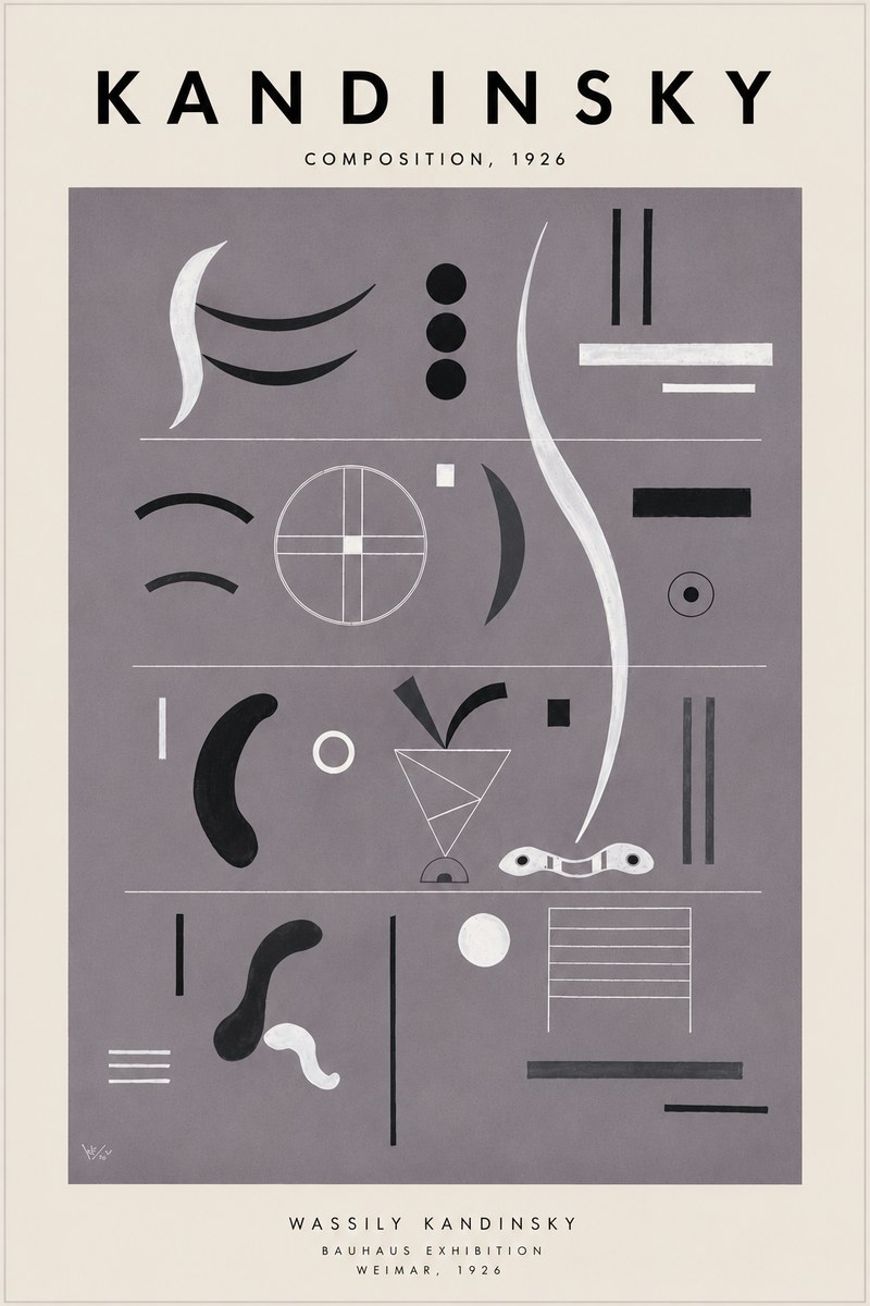 Kandinsky Composition I No6 - Plakát