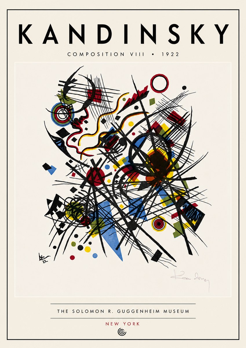 Kandinsky Composition Viii No6 - Plakát