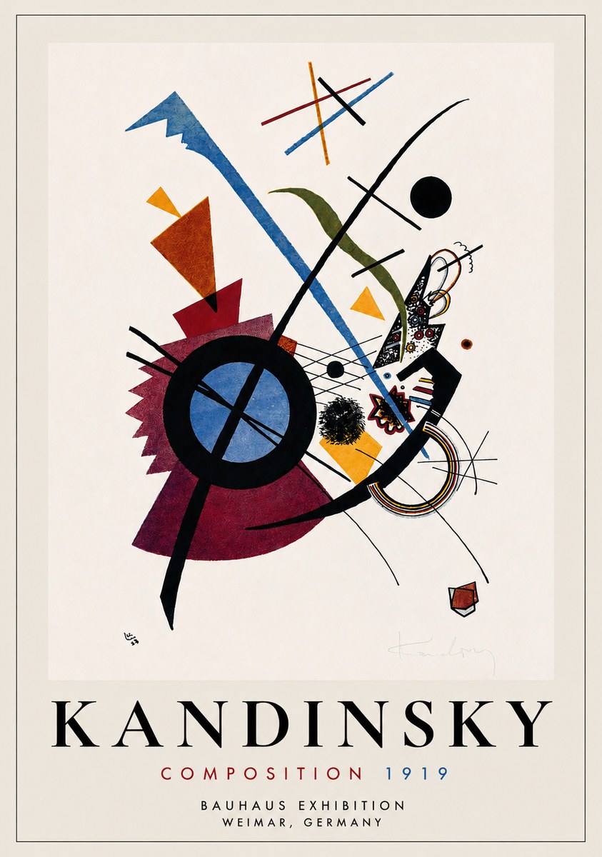 Kandinsky Composition II No3 - Plakát