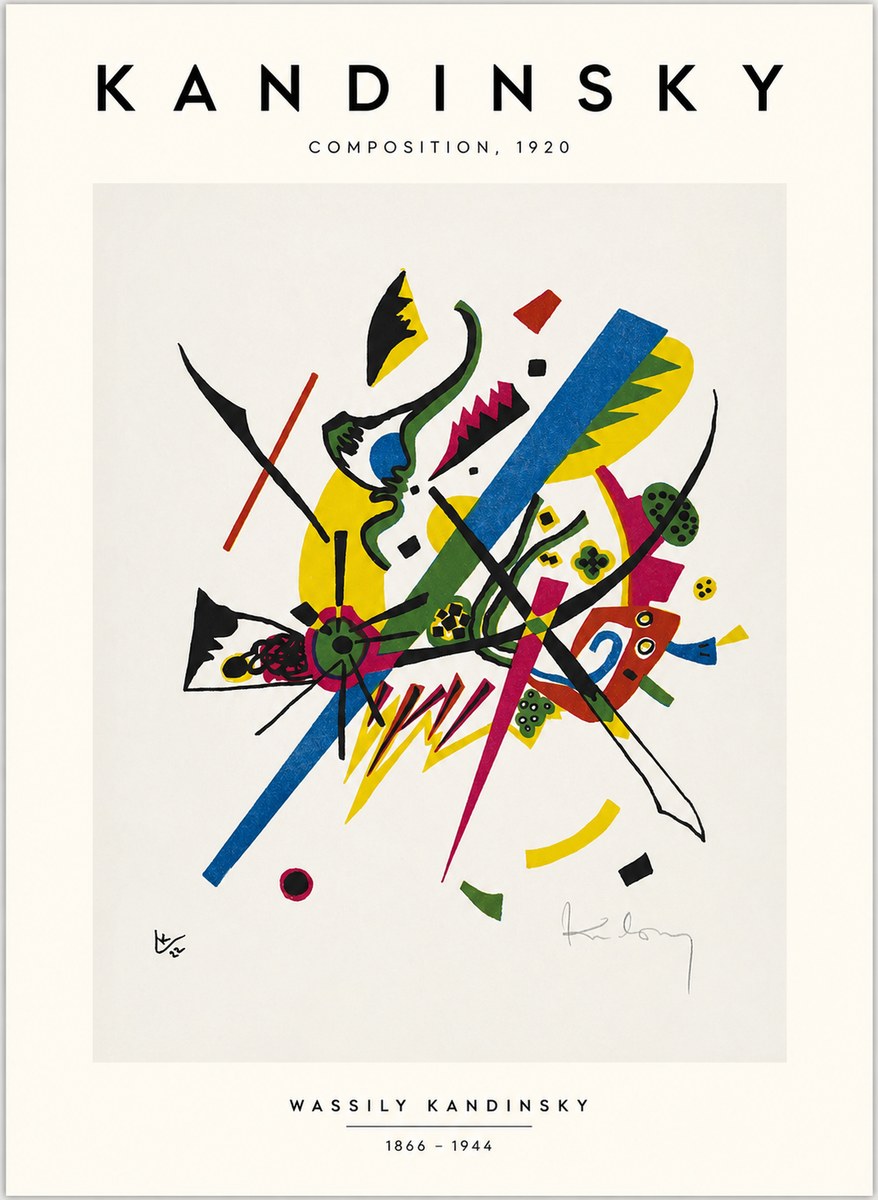 Kandinsky Composition, 1920 No1 - Plakát