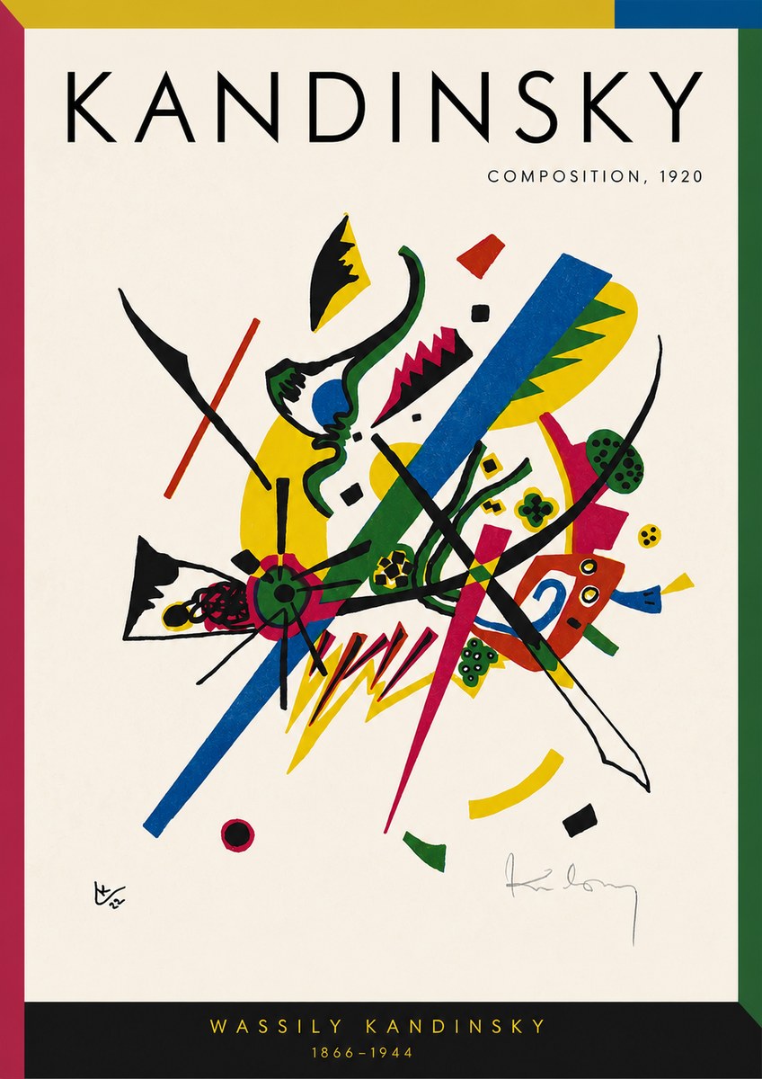 Kandinsky Composition, 1920 No2 - Plakát