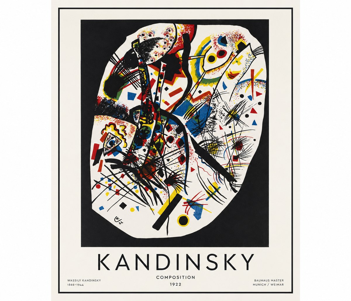 Kandinsky Composition 1922 No1 - Plakát