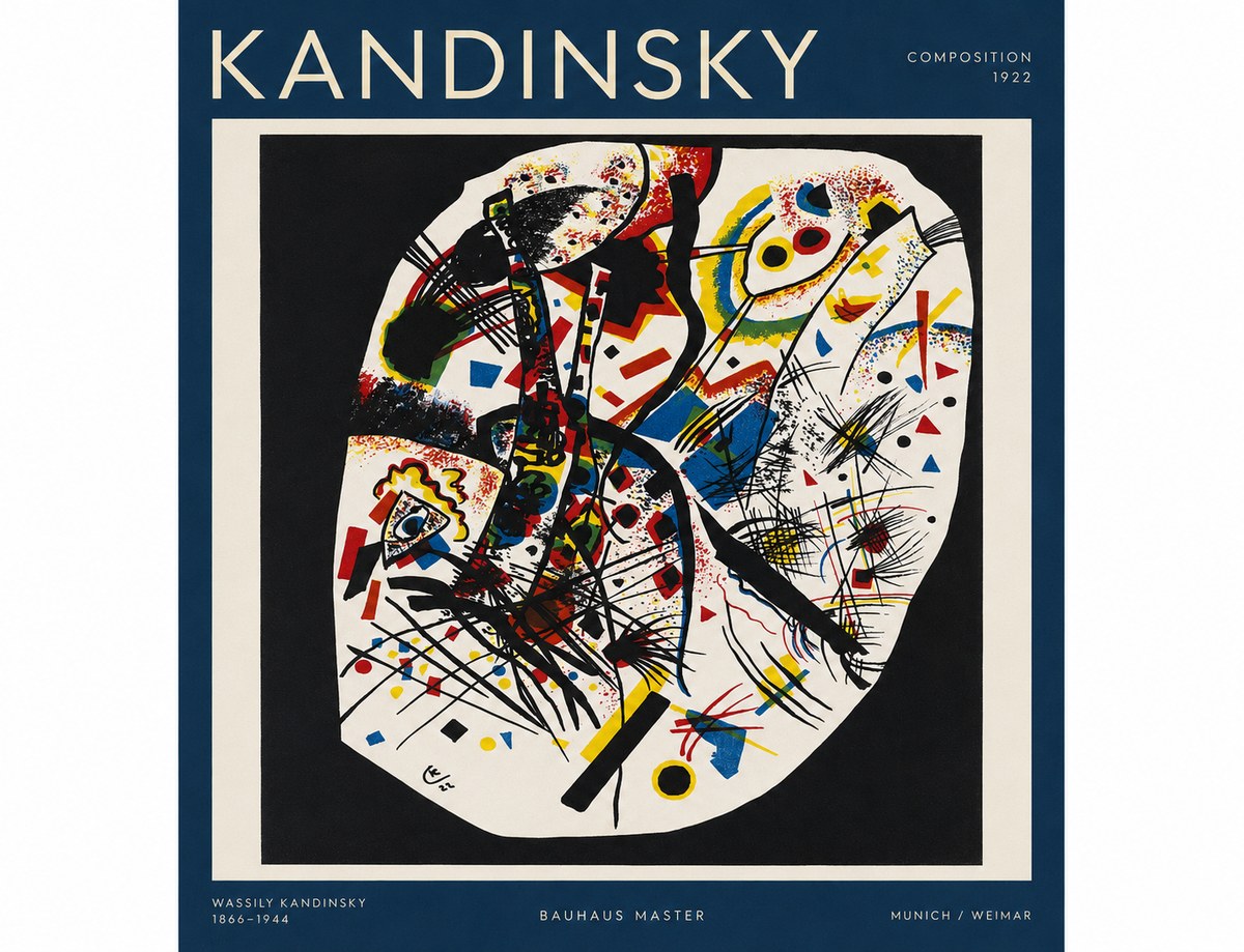 Kandinsky Composition 1922 No2 - Plakát