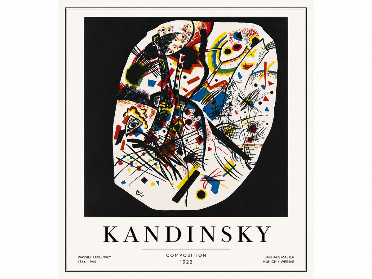 Kandinsky Composition 1922 No5 - Plakát