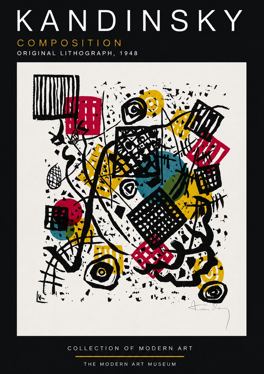 Kandinsky Composition IV No3 - Plakát