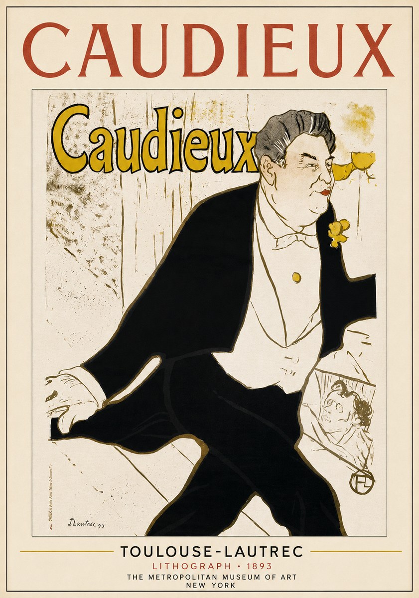 Toulouse-Lautrec Caudieux No3 - Plakát