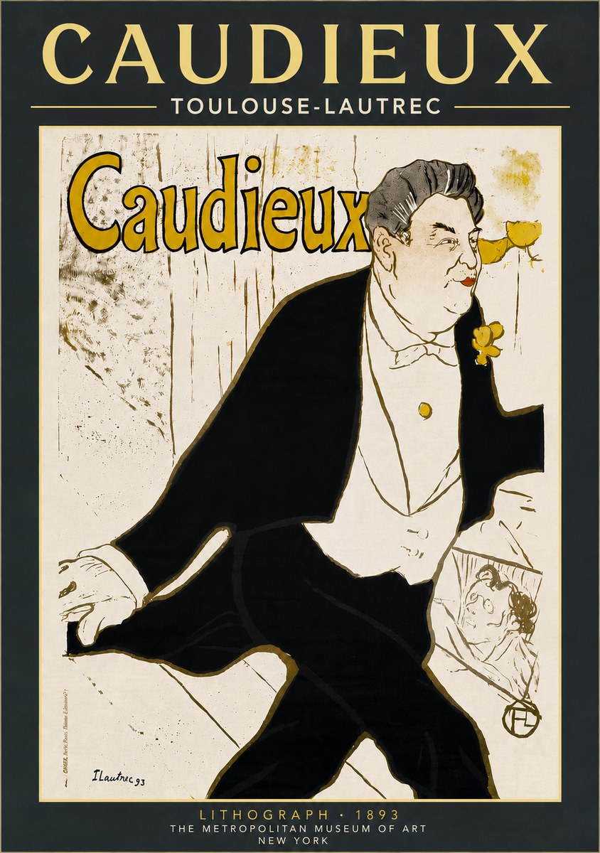 Toulouse-Lautrec Caudieux No6 - Plakát