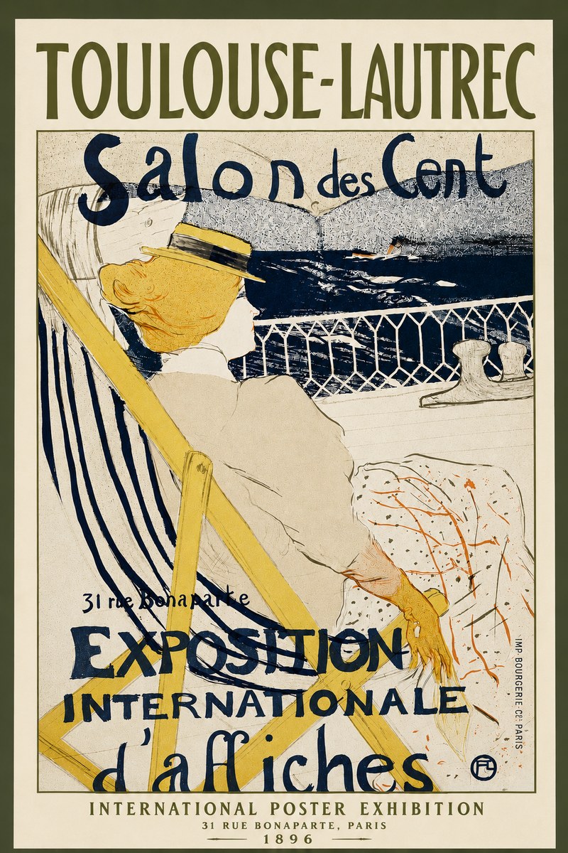 Toulouse-Lautrec Salon Des Cent No3 - Plakát