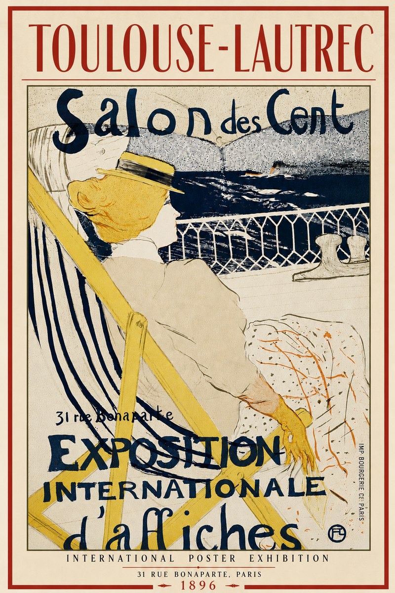 Toulouse-Lautrec Salon Des Cent No4 - Plakát