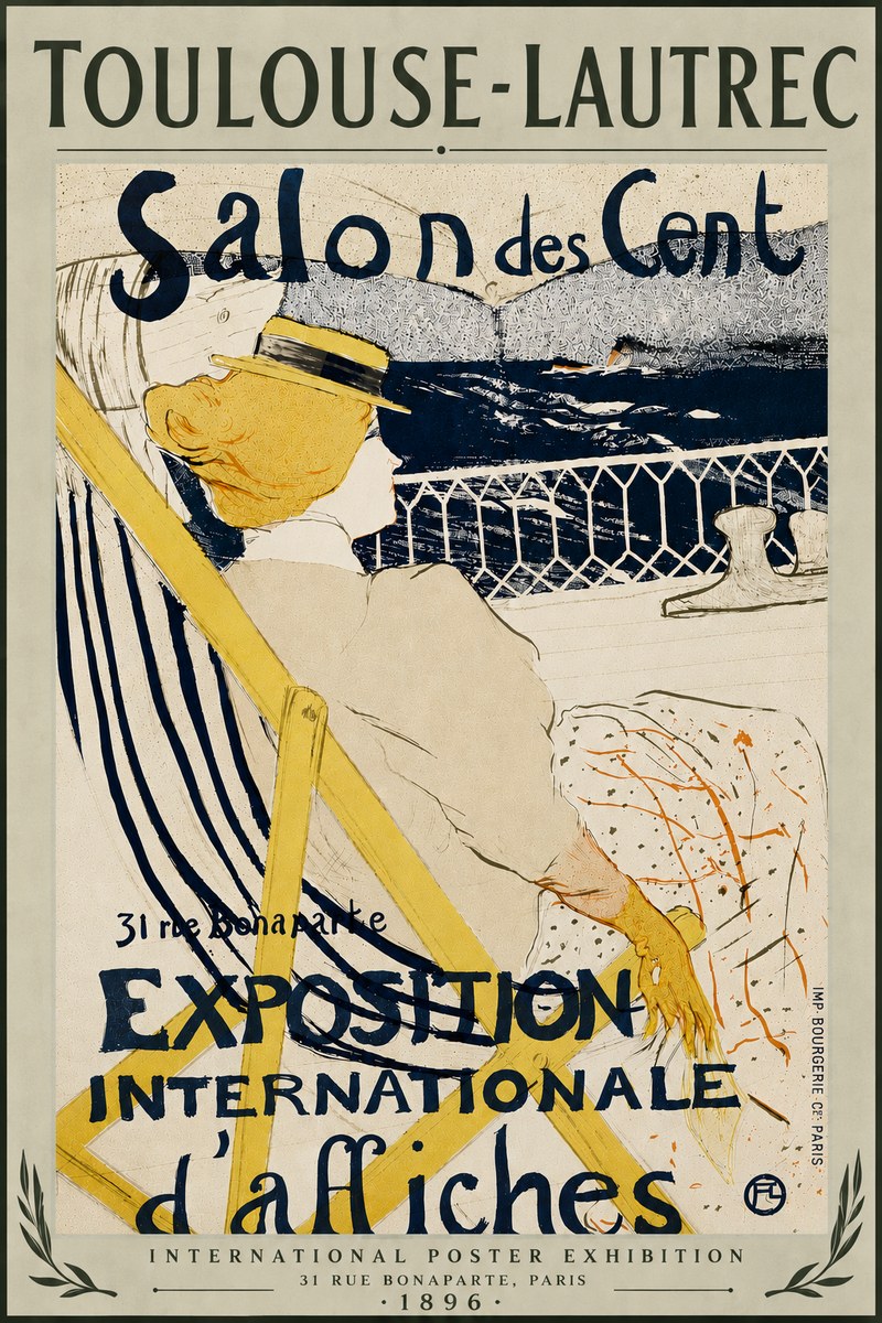 Toulouse-Lautrec Salon Des Cent No6 - Plakát