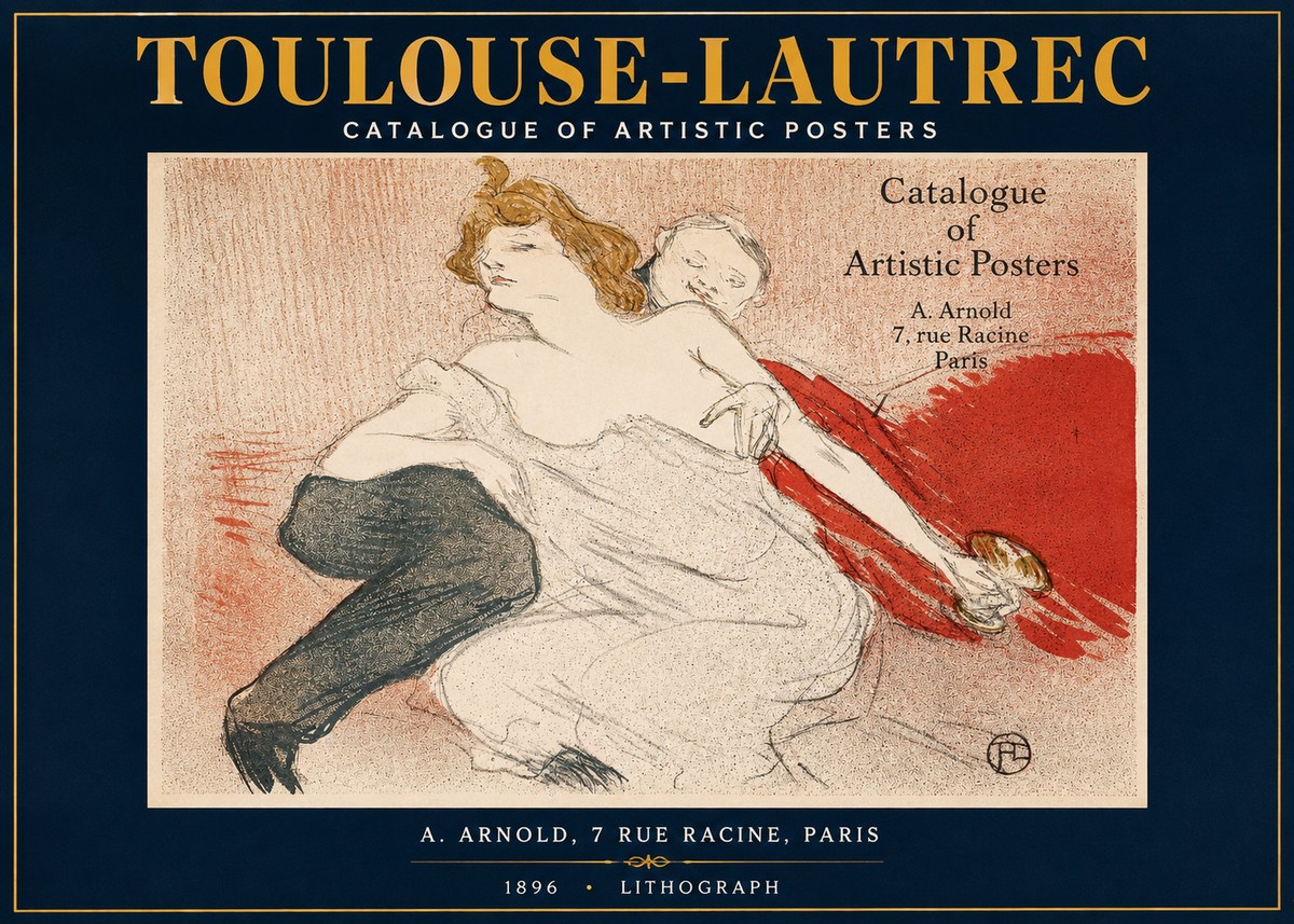 Toulouse-Lautrec Catalogue of Artistic Posters No2 - Plakát