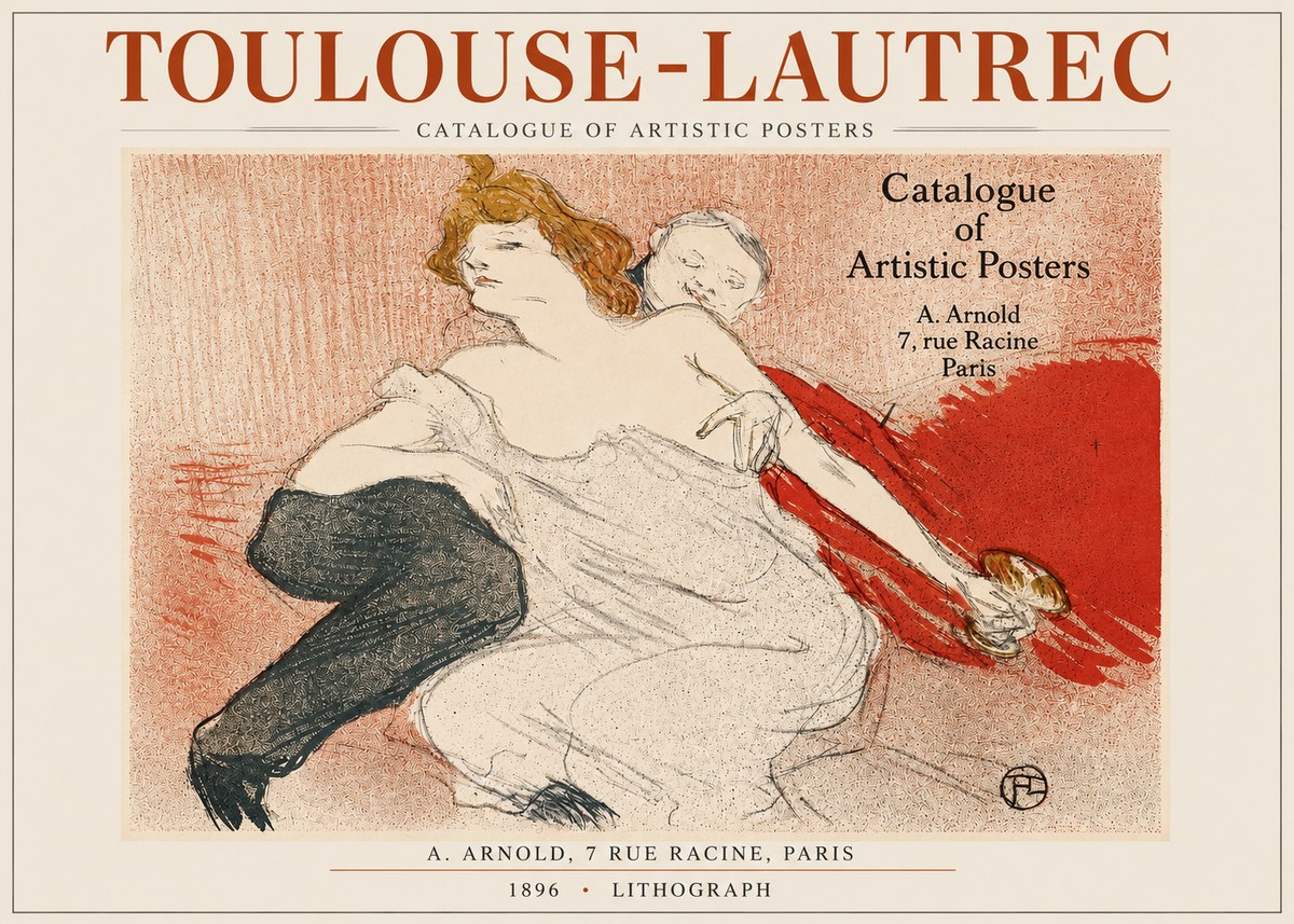 Toulouse-Lautrec Catalogue of Artistic Posters No3 - Plakát