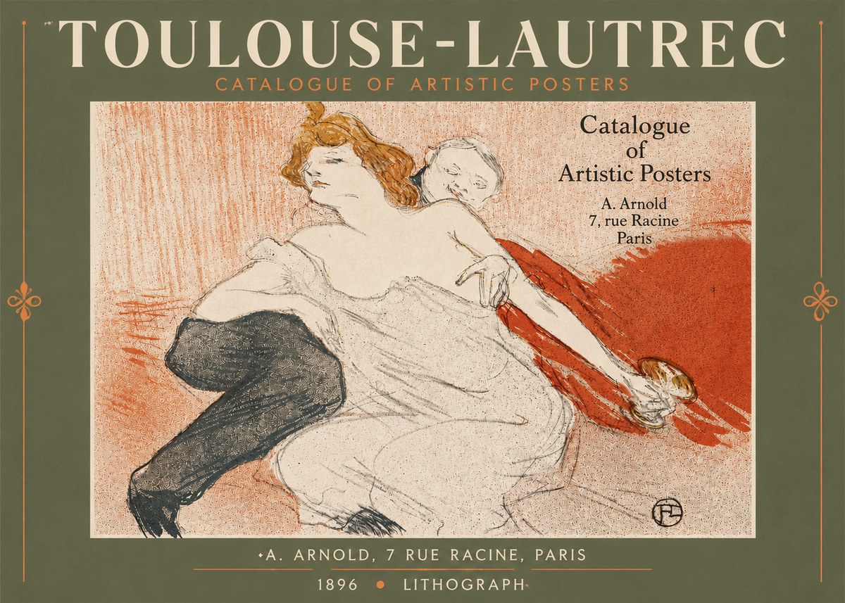 Toulouse-Lautrec Catalogue of Artistic Posters No4 - Plakát