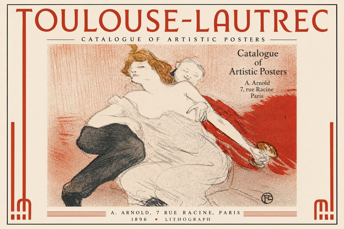 Toulouse-Lautrec Catalogue of Artistic Posters No6 - Plakát