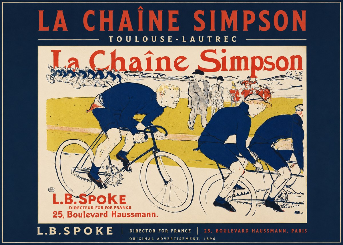 Toulouse-Lautrec La Chaîne Simpson No2 - Plakát