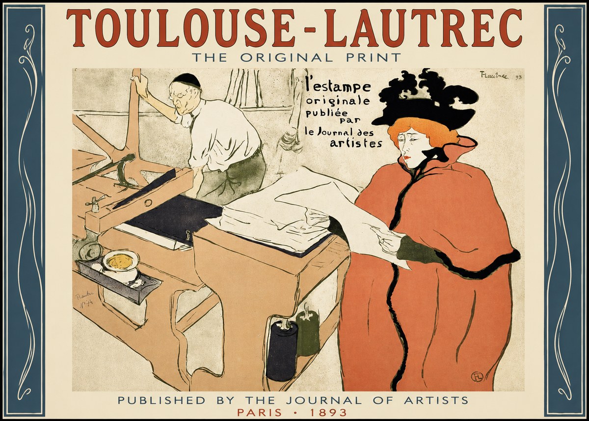 Toulouse-Lautrec L'estampe Originale No2 - Plakát