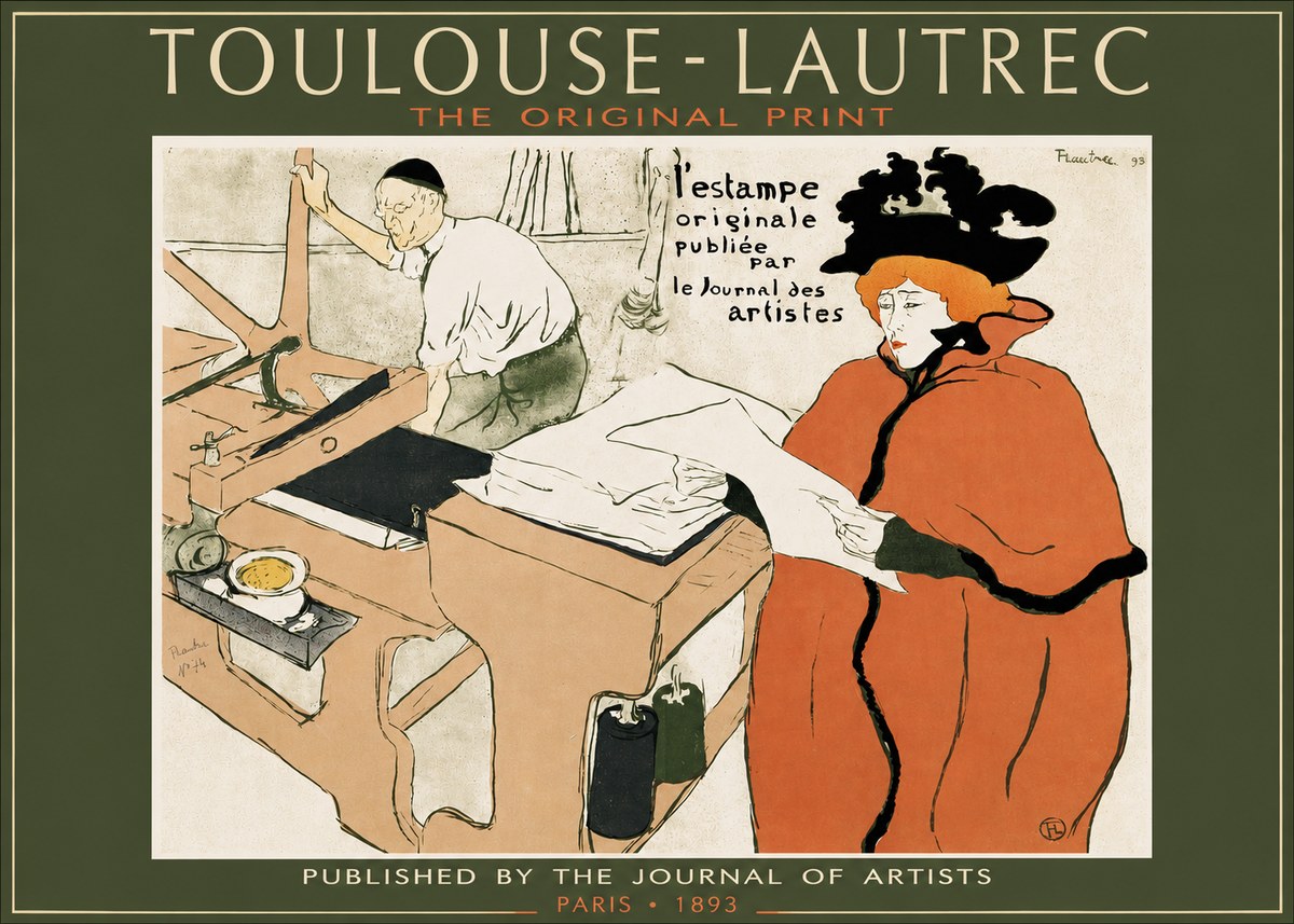 Toulouse-Lautrec L'estampe Originale No3 - Plakát