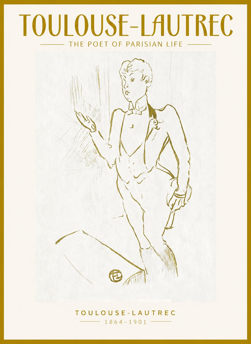 Toulouse-Lautrec The Poet of Parisian Life No1 - Plakát