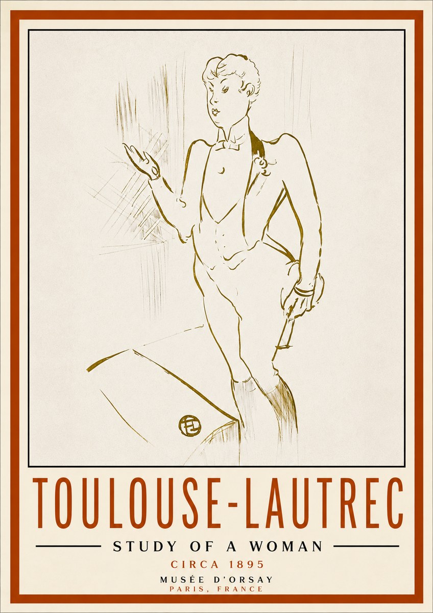 Toulouse-Lautrec The Poet of Parisian Life No6 - Plakát
