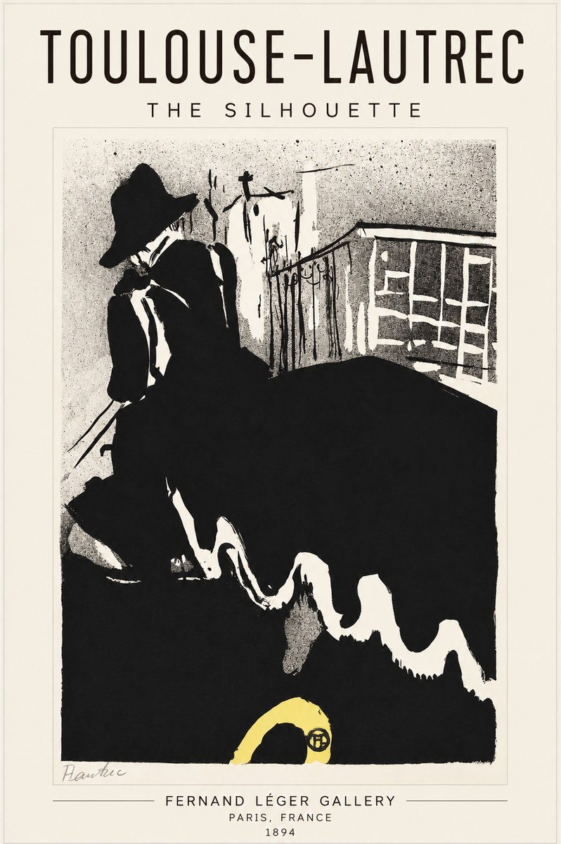 Toulouse-Lautrec The Silhouette No1 - Plakát