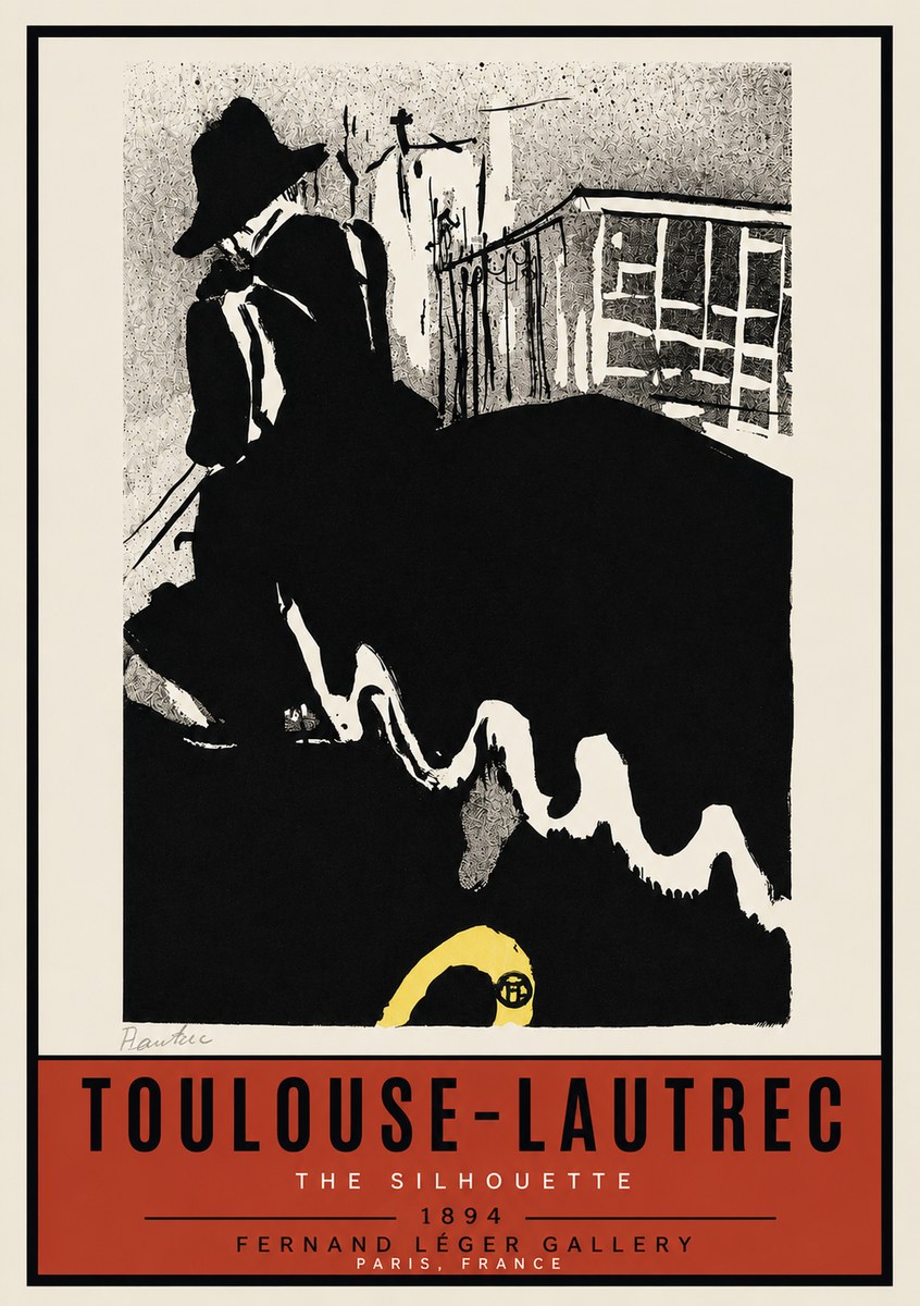 Toulouse-Lautrec The Silhouette No3 - Plakát