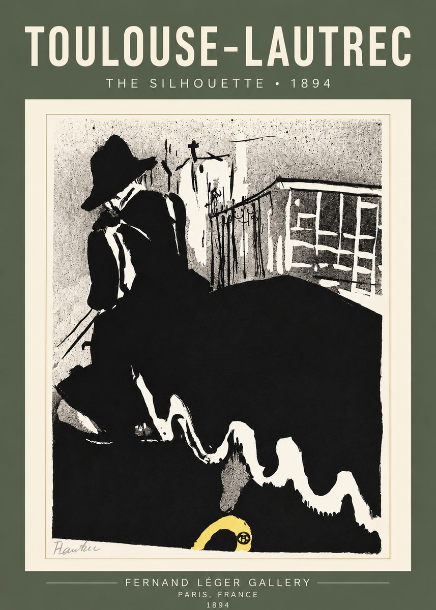 Toulouse-Lautrec The Silhouette No4 - Plakát