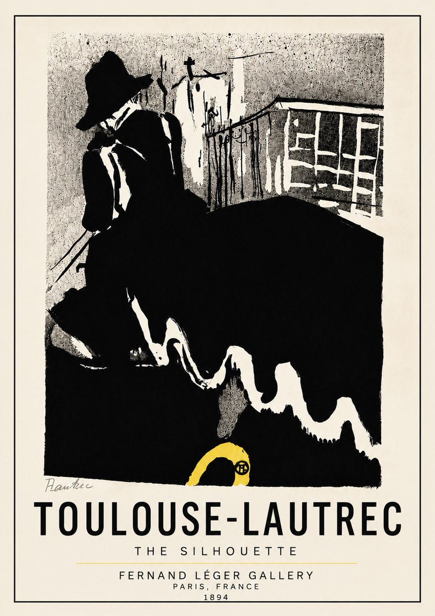 Toulouse-Lautrec The Silhouette No5 - Plakát