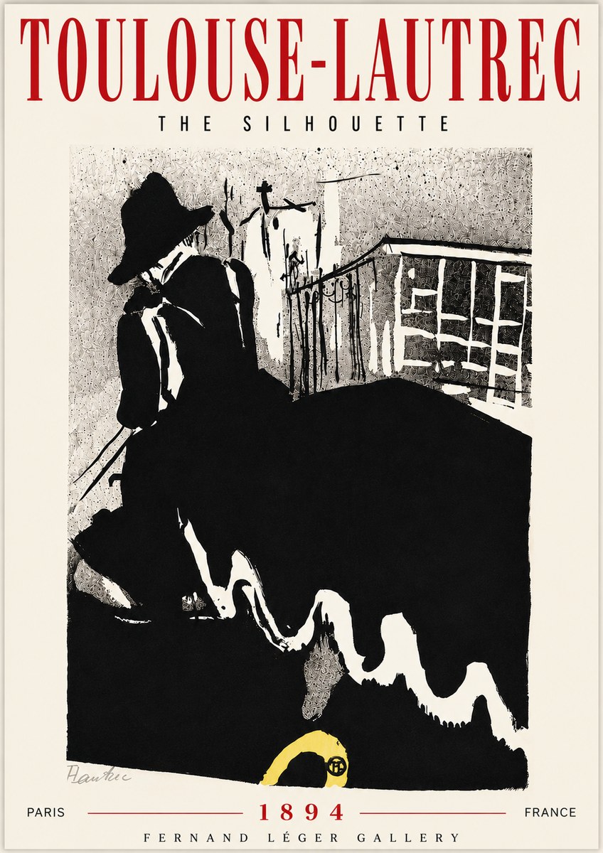 Toulouse-Lautrec The Silhouette No6 - Plakát