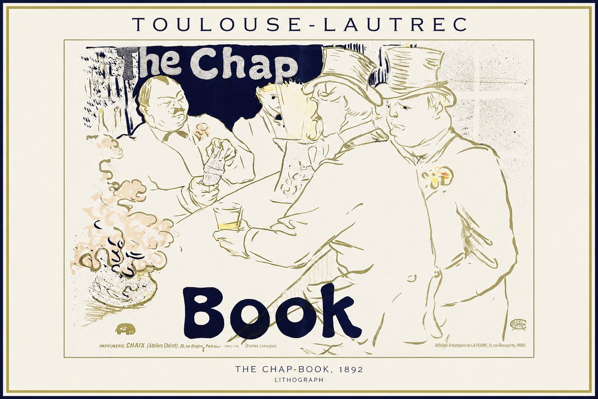 Toulouse-Lautrec The Chap-book No1 - Plakát