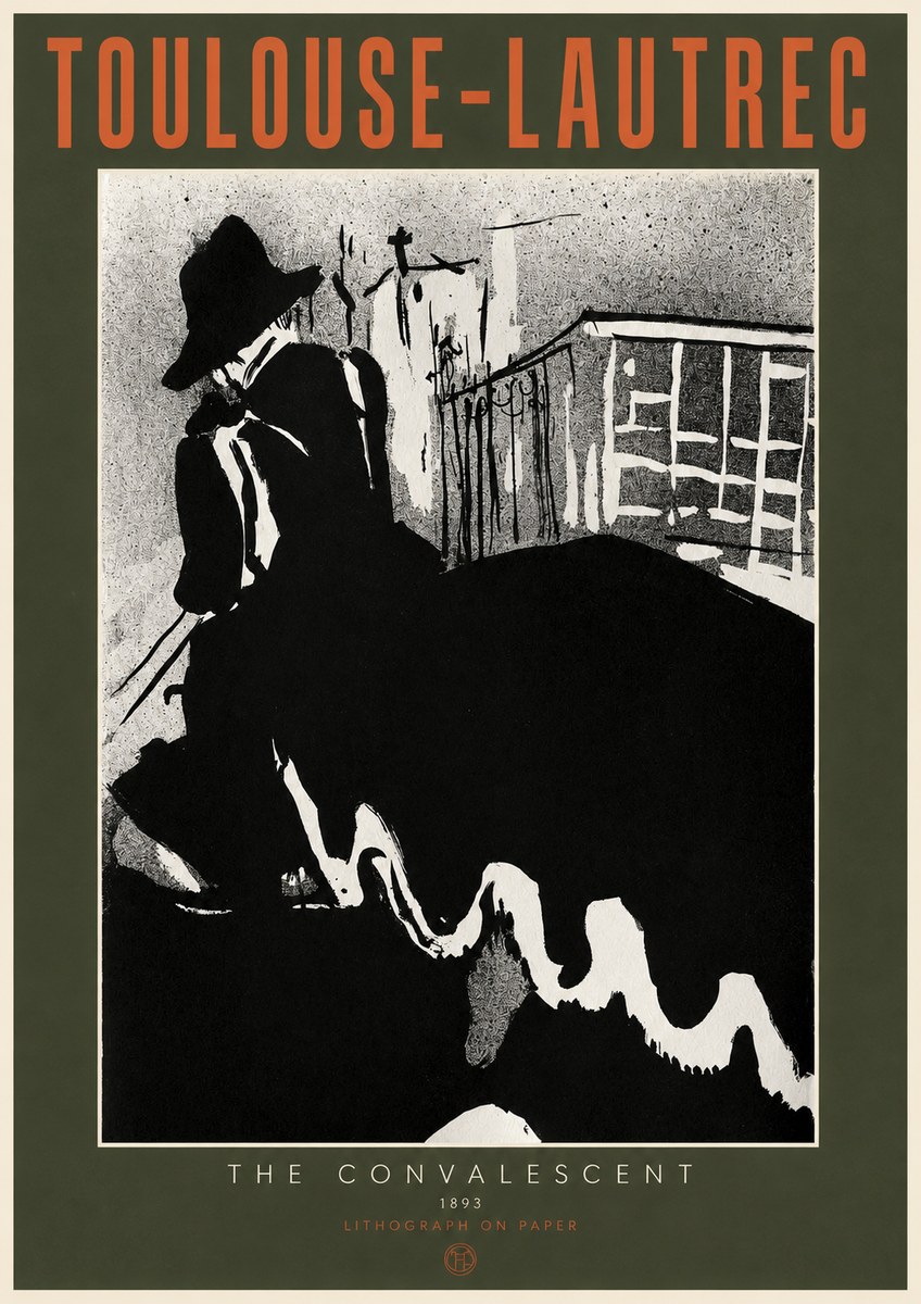 Toulouse-Lautrec The Convalescent No2 - Plakát
