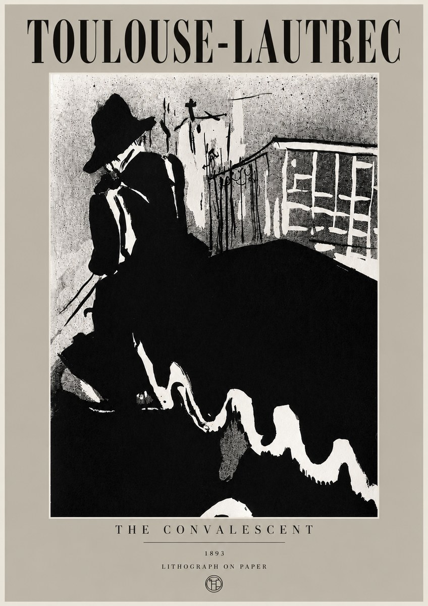 Toulouse-Lautrec The Convalescent No6 - Plakát