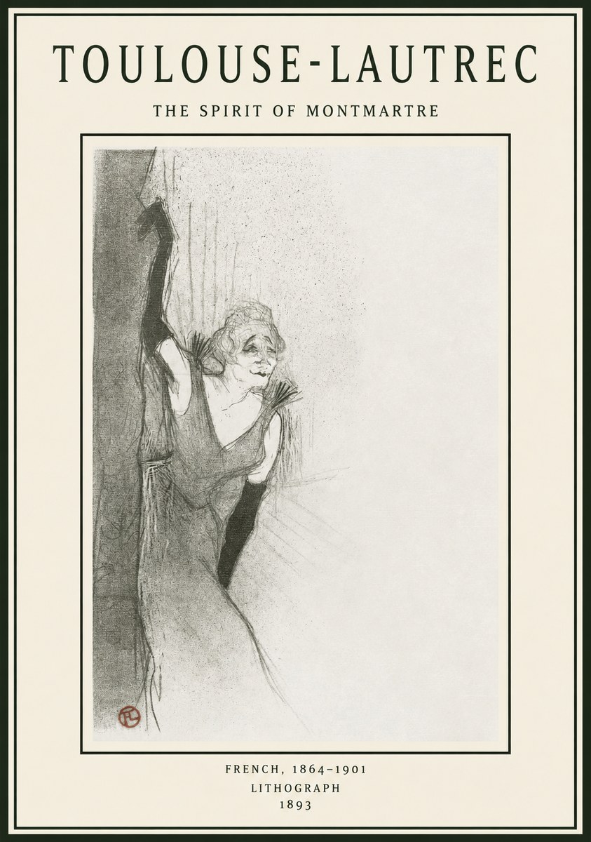 Toulouse-Lautrec The Spirit of Montmartre No1 - Plakát