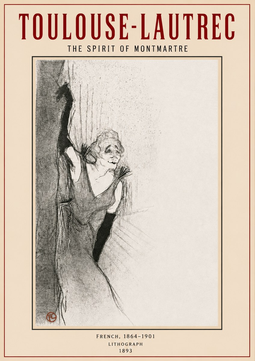 Toulouse-Lautrec The Spirit of Montmartre No4 - Plakát
