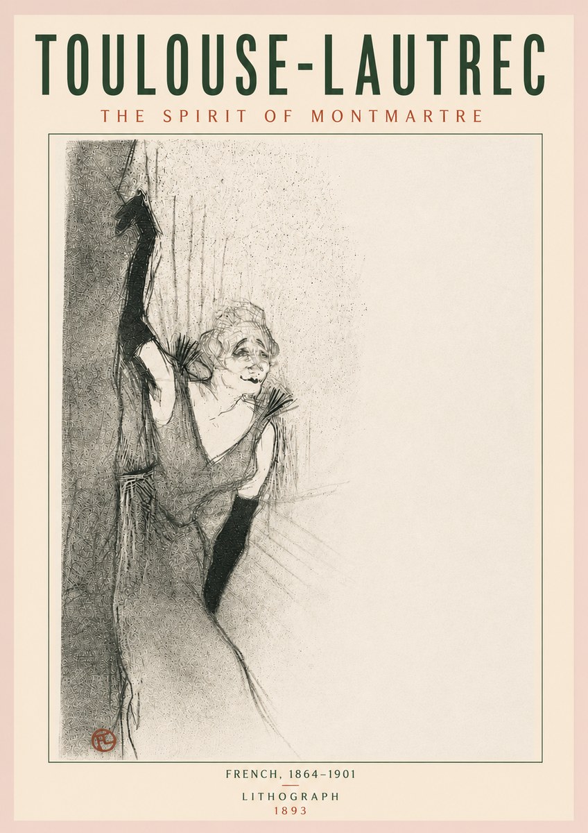 Toulouse-Lautrec The Spirit of Montmartre No5 - Plakát
