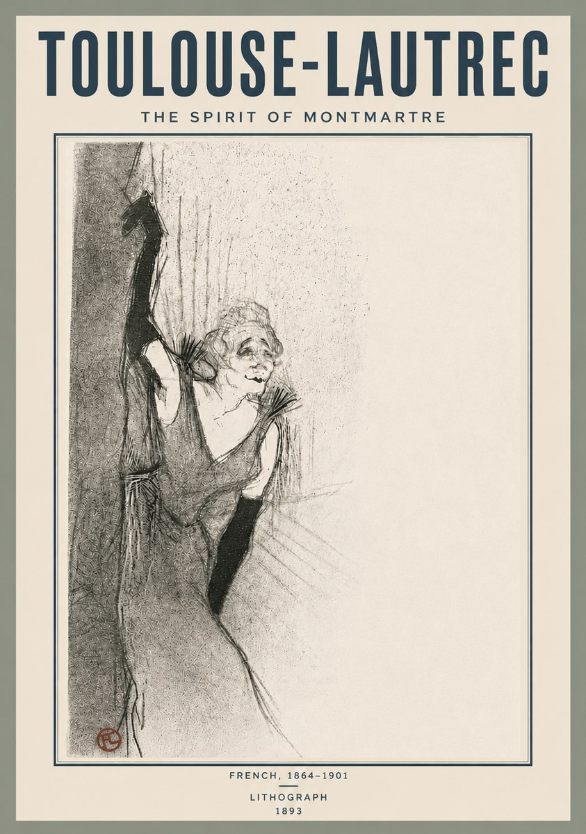 Toulouse-Lautrec The Spirit of Montmartre No6 - Plakát