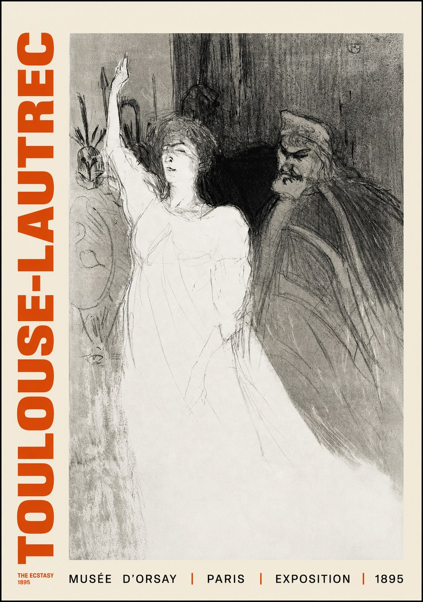 Toulouse-Lautrec The Ecstasy No2 - Plakát