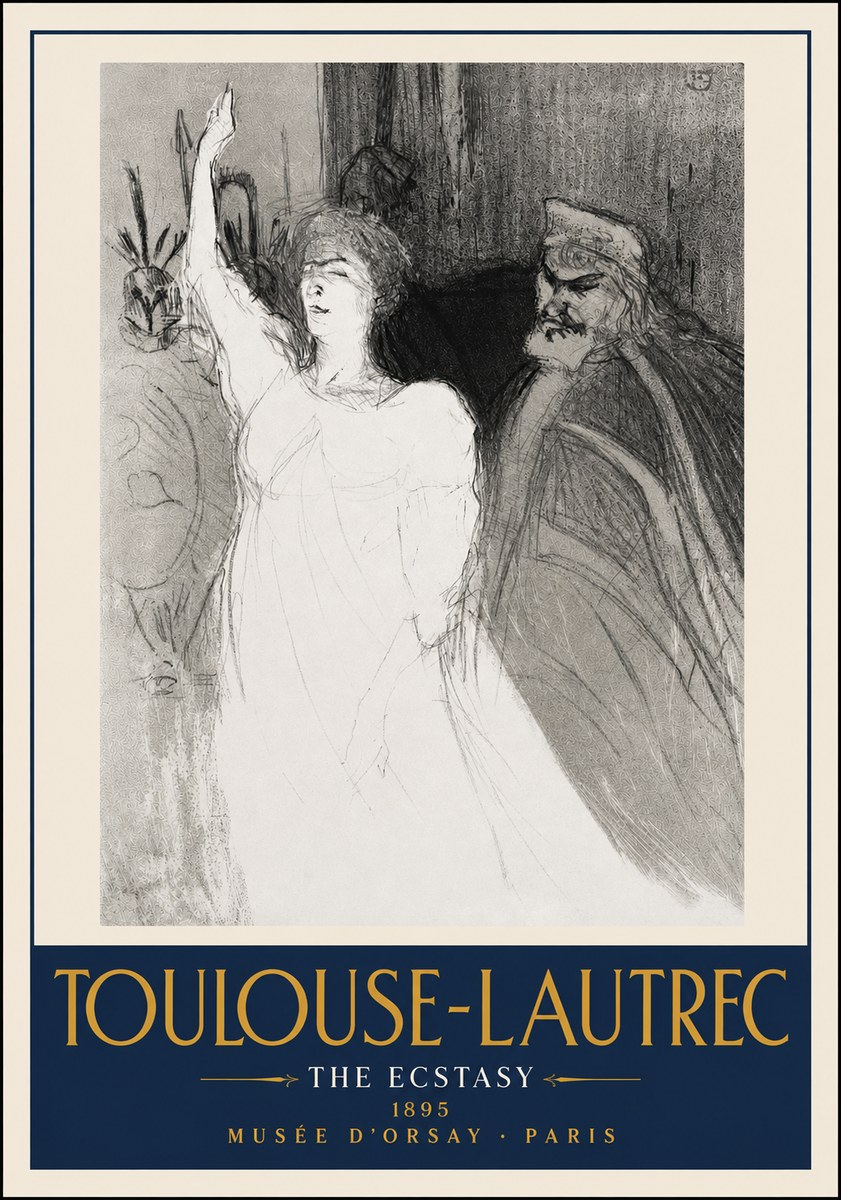 Toulouse-Lautrec The Ecstasy No4 - Plakát