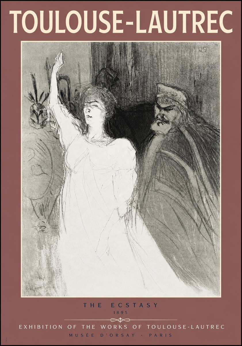 Toulouse-Lautrec The Ecstasy No5 - Plakát